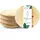 Wisefood Palmblatt Teller rund Ø 25 cm 25 St. Beige