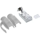 InLine Crimpstecker Cat.6A RJ45 geschirmt, 3-teilig grau 10er Pack