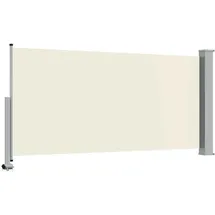 vidaXL Seitenmarkise 120 x 300 cm Weiß Polyester