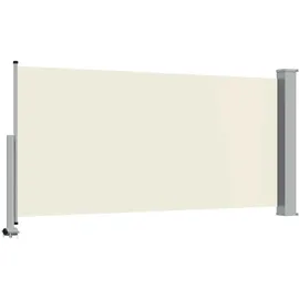 vidaXL Seitenmarkise 120 x 300 cm Weiß Polyester
