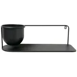 Boltze PLUTO Metallregal mit Pflanzenschutz 55 x 18 cm