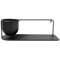 Boltze PLUTO Metallregal mit Pflanzenschutz 55 x 18 cm