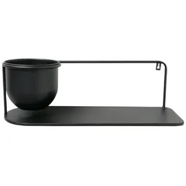 Boltze PLUTO Metallregal mit Pflanzenschutz 55 x 18 cm