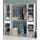 Parisot Combi 2 Mehrzweckschrank 176 x 180 cm Weiß Holz