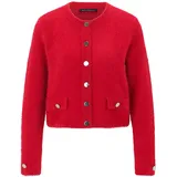 Betty Barclay Damen Casual-Strickjacke mit Knopfleiste 38, Rot - 38