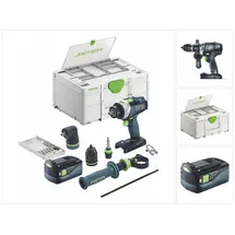 Festool TPC 18/4 I-Basic-Set Akku Schlagbohrschrauber 18 V 75 Nm Brushless + 1x Akku 5,0 Ah + Systainer - ohne Ladegerät