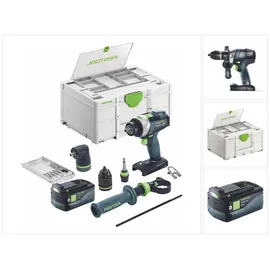 Festool TPC 18/4 I-Basic-Set Akku Schlagbohrschrauber 18 V 75 Nm Brushless + 1x Akku 5,0 Ah + Systainer - ohne Ladegerät