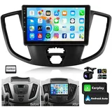 ESSGOO Für Ford Transit 2015-2018 Android 15 GPS Navi CarPlay WIFI BT 4+64GB Autoradio (DAB+ (optional), 4+64GB(optional), RDS, FM, GPS Navi Android Auto Bluetooth EQ USB WIFI IPS Touchscreen)