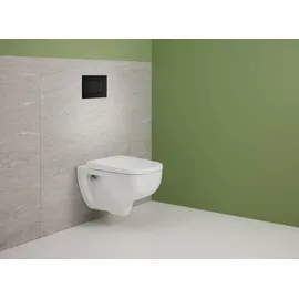 Geberit Renova Plan Wand-Tiefspül-WC mit WC-Sitz Weiß KeraTect