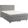 Küchen-Preisbombe Boxspringbett Hotelbett 140x200 Bonellfederkern Bett mit Topper Paxos 1 hellgrau