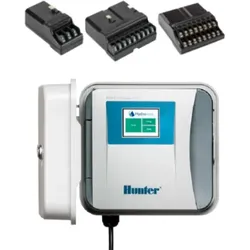 Hunter HPC-401-E Steuergerät, mit 4 Stationen, Innen- und Außenmontage inkl. WIFI, optional Erweiterungen für HPC 3, 6, 16 Stationen (Hunter HPC-401-E Steuergerät, mit 4 Stationen, Innen- und Außenmontage inkl. WIFI, optional Erweiterungen für HPC 3, 6, 16 Stationen: PCM-300, 3 Stationen Erweiterungs Modul)