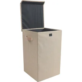 VCM Wäschekorb Wäschebox Stoffbox mit Deckel Dreso M