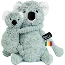 Les Deglingos Kuscheltier Koala - Mama mit Baby | mint - Grün