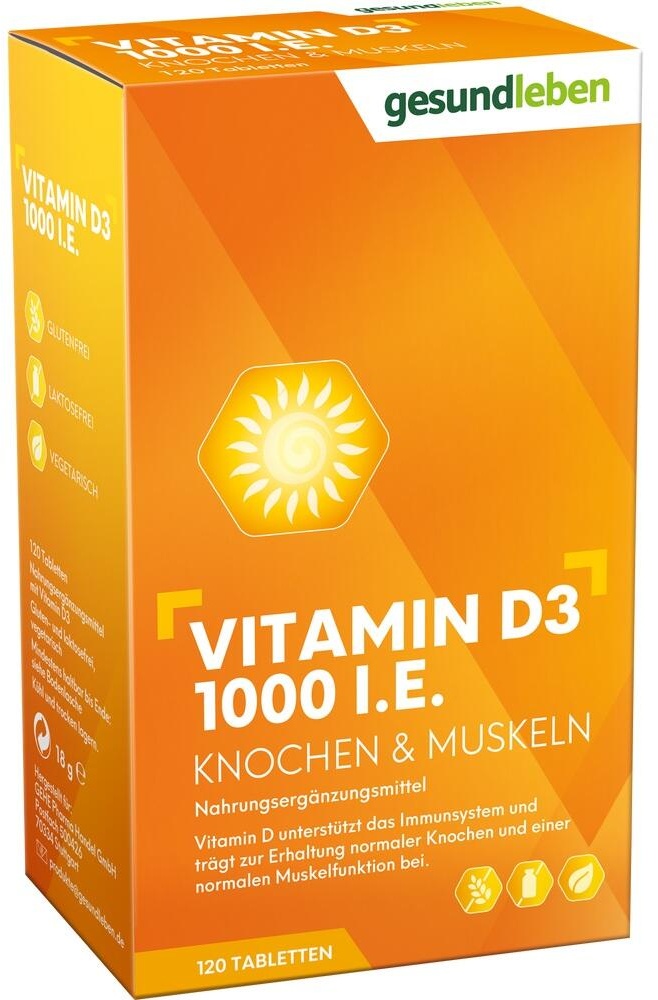 Gesund Leben Vitamin D3 1000 I.e. 120 ST