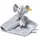 Steiff Soft Cuddly Friends Elefant 26 cm Hellgrau