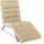W.Schillig Relaxliege daily dreams Leder/Polyester 65 x 91 x 170 cm beige mit Kissen
