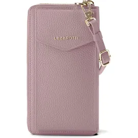 lazarotti Bologna Leather Zip Around Wallet Geldbörse Damen rosa