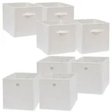 Dune Design Faltbox Set 33 x 38 x 33 cm 4-tlg. weiß