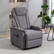 Duo Collection TV-Sessel mit elektrischer Aufstehhilfe und Relaxfunktion« bis 150kg belastbar, Taschenfederkern, Stahlwellenunterfederung, grau