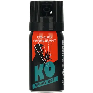 KO Security CS-Spray 40 ml – Breitstrahl Personenabwehrspray mit BKA-Zulassung