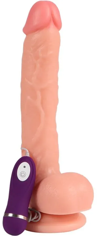 SHEQU - Optimus vibrierender Dildo mit Fernbedienung, 28 cm