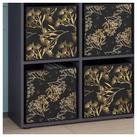 Vicco Tetra Raumteiler 72,6 x 72 cm Schwarz
