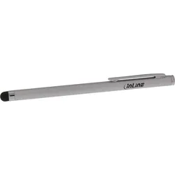 InLine Stylus - Stift für Touchscreens von Smartphone und Tablet - silber