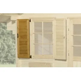 Weka Fensterladen 1-seitig 84 x 113 cm Beige