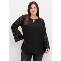 sheego Tunika in schwarz | Gr.: 42