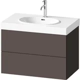 Duravit Balcoon Waschtischunterbau, wandhängend, 2 Schubkästen,