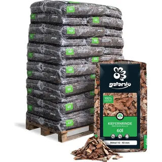 Galamio Rindenmulch Kiefer Mittel 60l x 39 Sack 2340l Palette - 2340 l