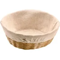 KESPER Brotkorb mit Stoffauskleidung, Ø 25 cm, Kesper