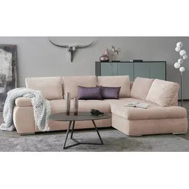 Switch Eckcouch Flachgewebe 3-Sitzer Blau
