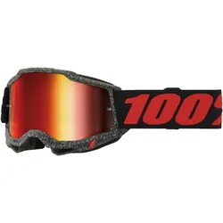 100% Accuri 2 Huaraki Motocross Brille, schwarz-rot für Männer