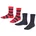 Unisex Kinder Happy Stripe Multipack K So Baumwolle gemustert 2 Paar Blau Marine 6120 27-30 27-30