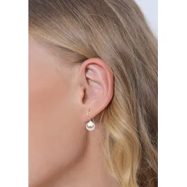 Nenalina Ohrhänger Hänger Basic Synthetische Perle 925 Silber weiß onesize