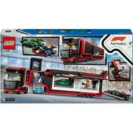 LEGO City F1 Transporter RB20 & AMR24 F1 Autos 60445
