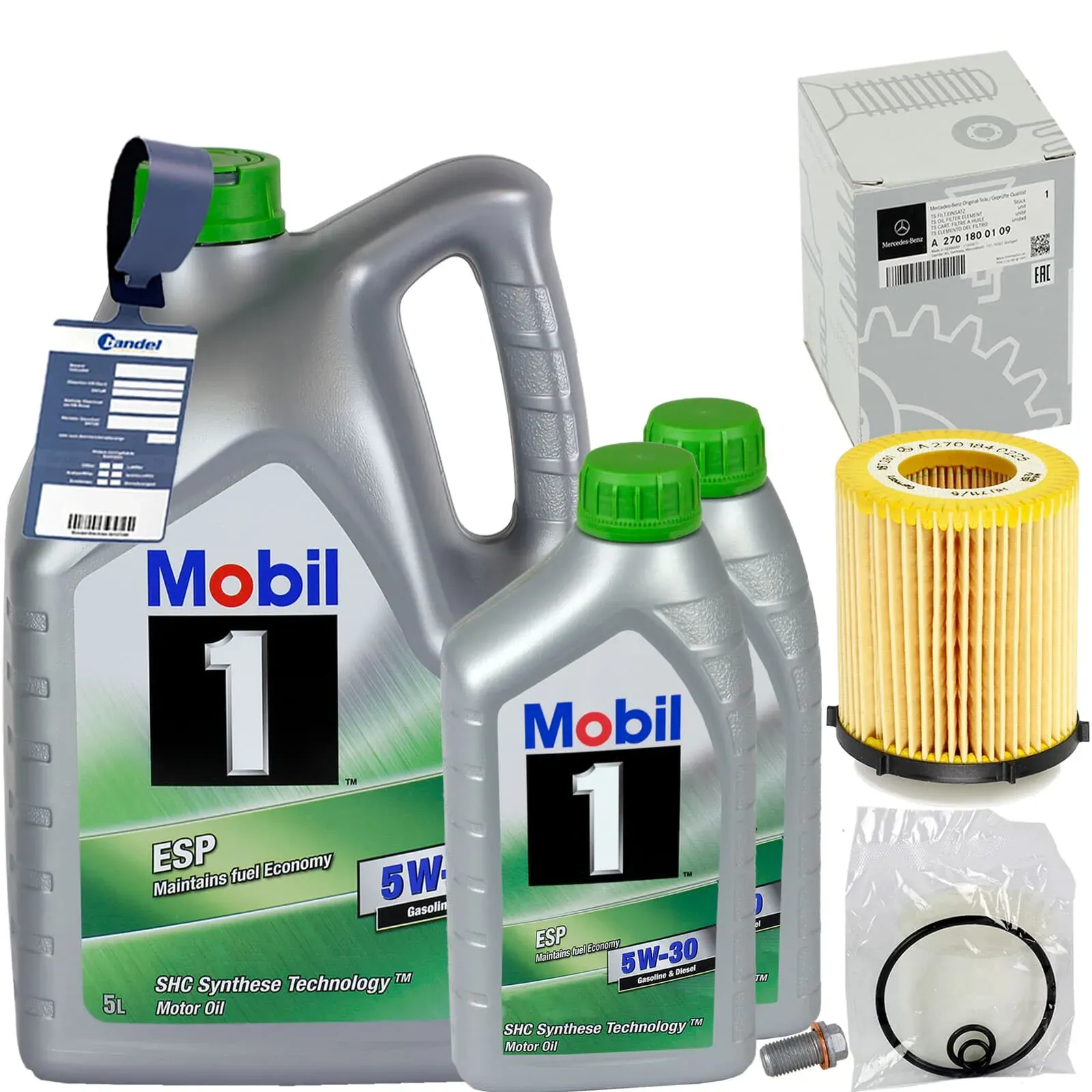 Ölfilter+mobil1 5w30 Öl Pasend Für Mercedes A B C E Klasse W176 W246 W205 W213: Mercedes-benz: 1119970330 Mercedes-benz: 2701800009 Mercedes-benz: 270