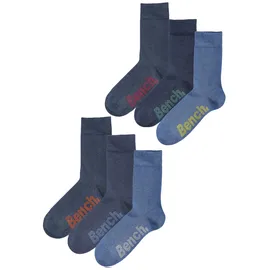BENCH Socken-Set 6er Pack Blau 39-42