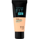 Maybelline New York Foundation Fit Me! Matte + Poreless Make-up für einheitlichen Look 30 ml