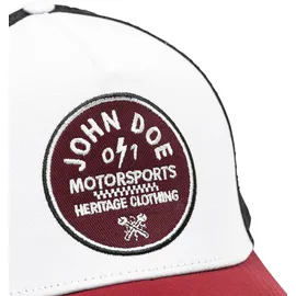 John Doe JDM Kappe rot schwarz/weiß Einheitsgröße