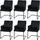 MCW Freischwinger N60 Polyester anthrazit-blau 6er Set