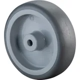 BS Rollen Gummirad, Durchmesser 50, A80 grau, Achs, Durchmesser 6 50kg