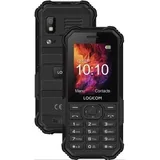 Logicom Handy Dual Sim 4G Stoßfest XTREM 40, Display 2,4'' Speicher 48 MB, robuste Sicherheit - Schwarz