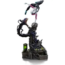 Iron Studios Spider-Man vs Villains Art Scale Statue 1/10 Ghost Spider Diorama 34 cm
