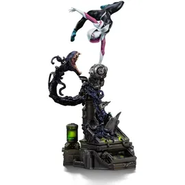 Iron Studios Spider-Man vs Villains Art Scale Statue 1/10 Ghost Spider Diorama 34 cm