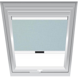 Roto Sichtschutzrollo Hellgrau 1-R05, 54x78 cm (5/7), Aluminiumschiene,Elektro,R65,Roto