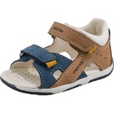 GEOX Baby Jungen B Sandal Tapuz Boy A Erste Schritte,Caramel Navy,18 EU