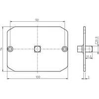 Rademacher Adapter Medium HK 10er Vierk. inkl. Schrbn. Typ 4010-MHK