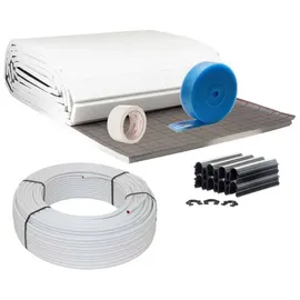 thermova 30 m2 Set Tackersystem Rollbahn 35 mm WLG 045 16 x 2 Aluverbundrohr Raster 10 cm + Zubehör